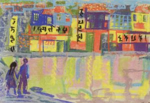 Καντόν Ι, περ. 1957-62, παστέλ σε χαρτί, 23 x 33,5 εκ., ιδιωτική συλλογή