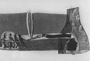 Τσέπελ, 1958-60, έγχρωμη ξυλογραφία, 13,6 x 16,5 εκ.